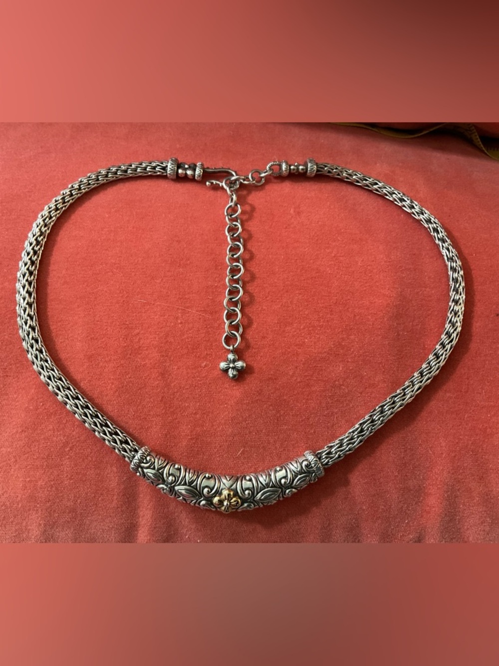 STERLING & 18KG NECKLACE